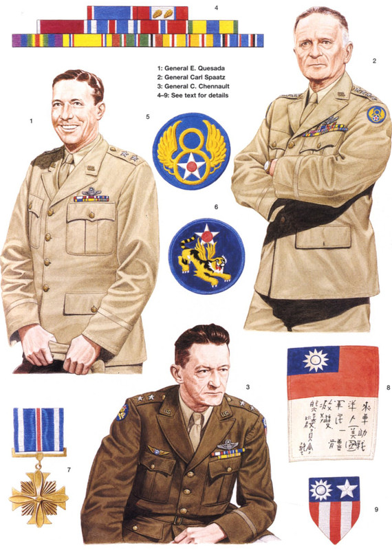 Comandantes Americanos durante la Segunda Guerra Mundial