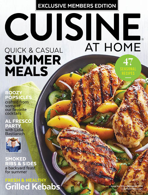 Image Cuisine at Home July August 2018