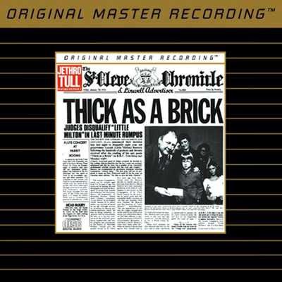 1972. Thick As A Brick (1988, MFSL UltraDisc, UDCD 510, Japan)