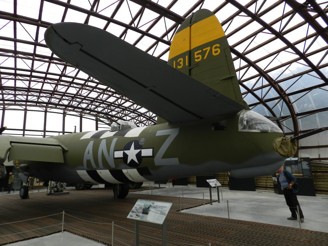 Un bombardero B-26, la joya del museo