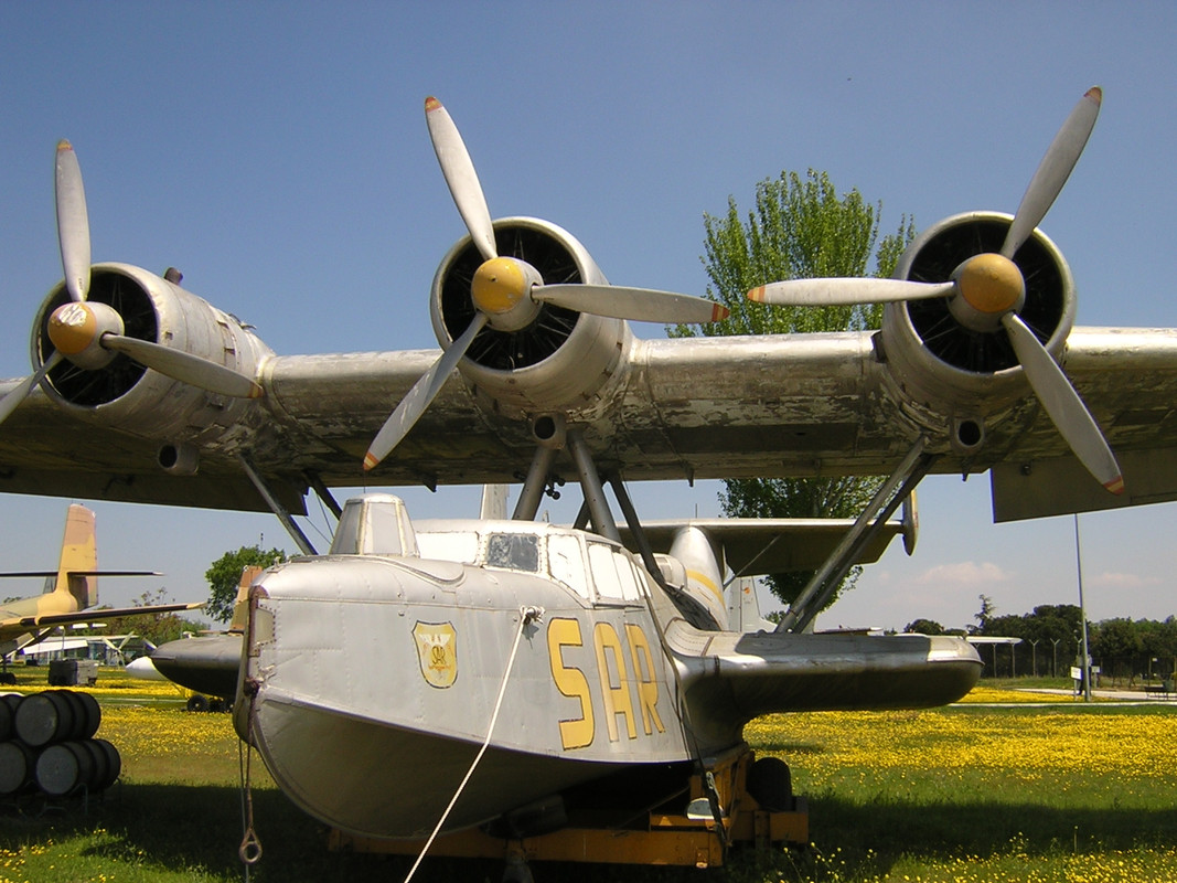 Dornier Do 24T-3 está en exhibición en el Museo del Aire de Cuatro Vientos, Madrid, España