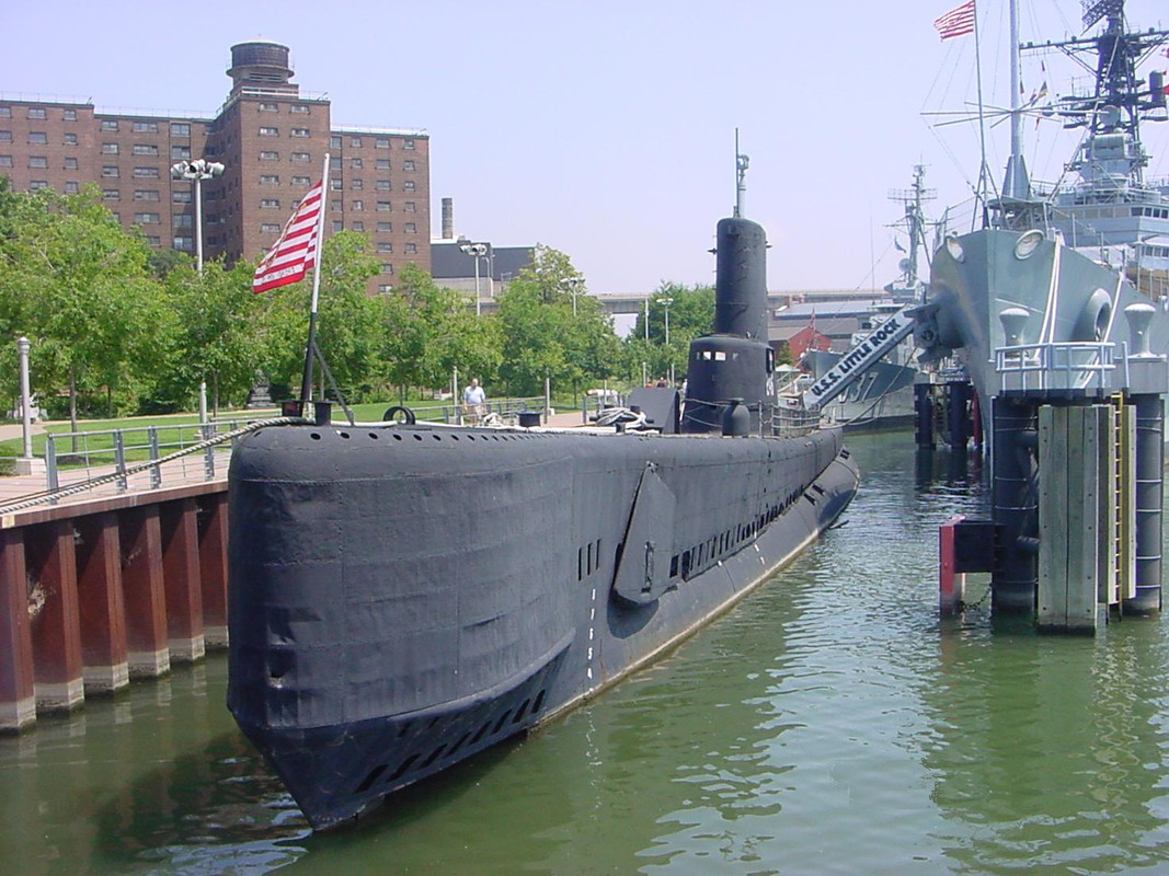 USS Croaker SS-246 conservado en el Museo Naval de Buffalo, Nueva York, EE.UU.