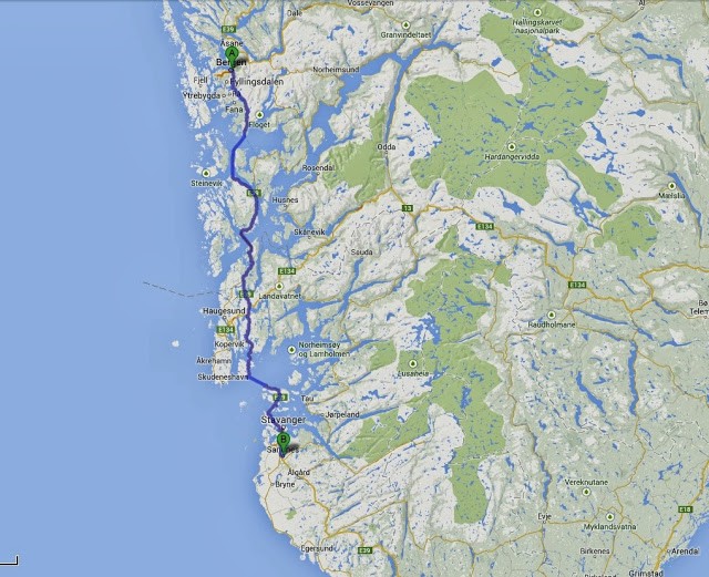 Día 2. Bergen - Sandnes - 2 semanas en Noruega y las Islas Lofoten (1)