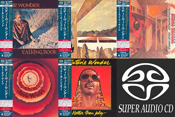 Stevie Wonder - 5 Japanese SHM-SACD Albums (1972-1980) {2011, Reissue, Hi-Res SACD Rip}