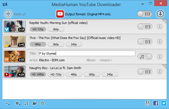 MediaHuman YouTube Downloader 3.9.9.83.2406 download the last version for windows