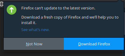 update my firefox to 61.0.1