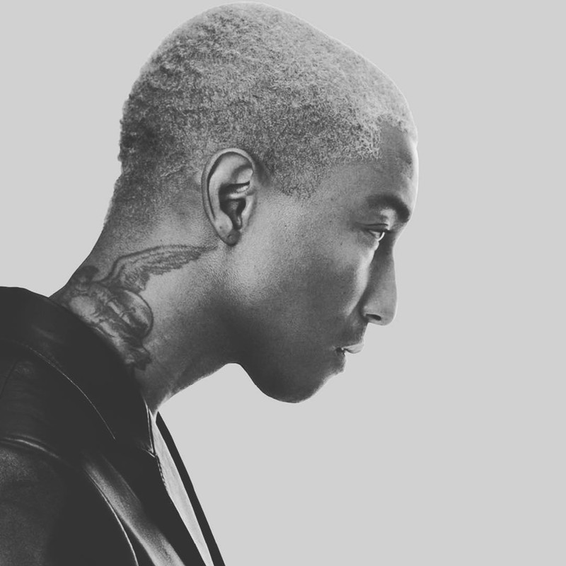 Update more than 70 pharrell williams neck tattoo super hot  incdgdbentre