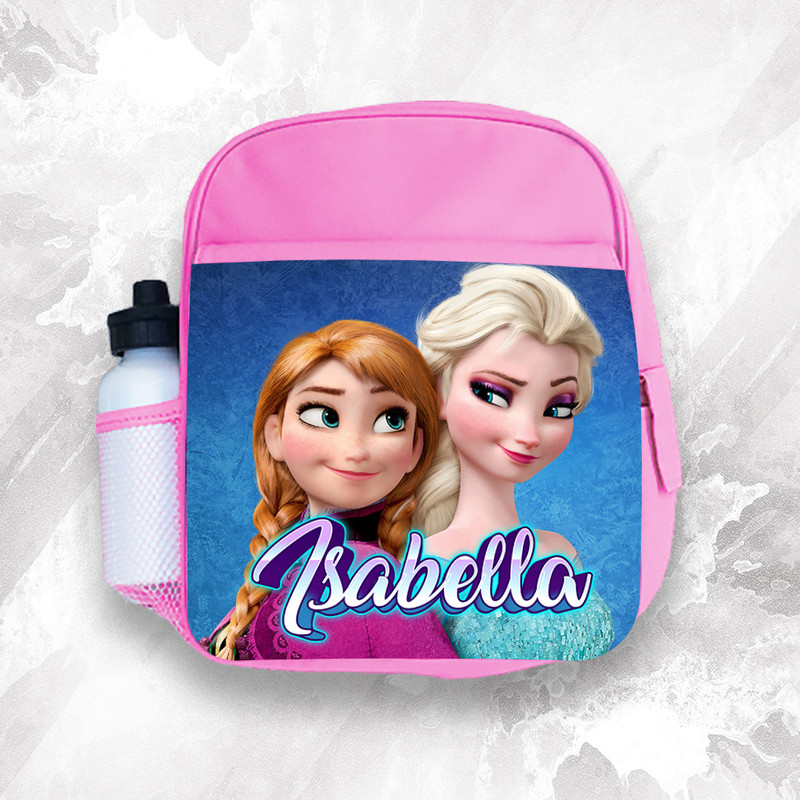 Personalised Kids Backpack Any Name Moana Girl Childrens School Bag 4