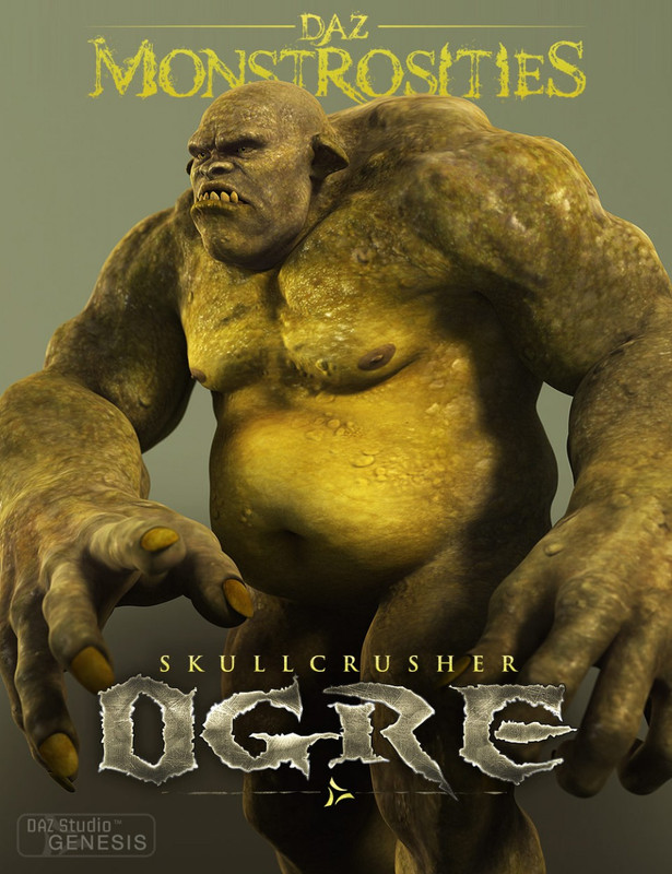 DAZ Monstrosities: Skullcrusher Ogre