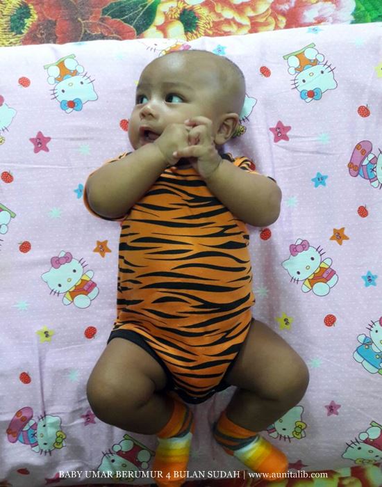 BABY UMAR BERUMUR 4 BULAN SUDAH BABY UMAR BERUMUR 4 BULAN SUDAH