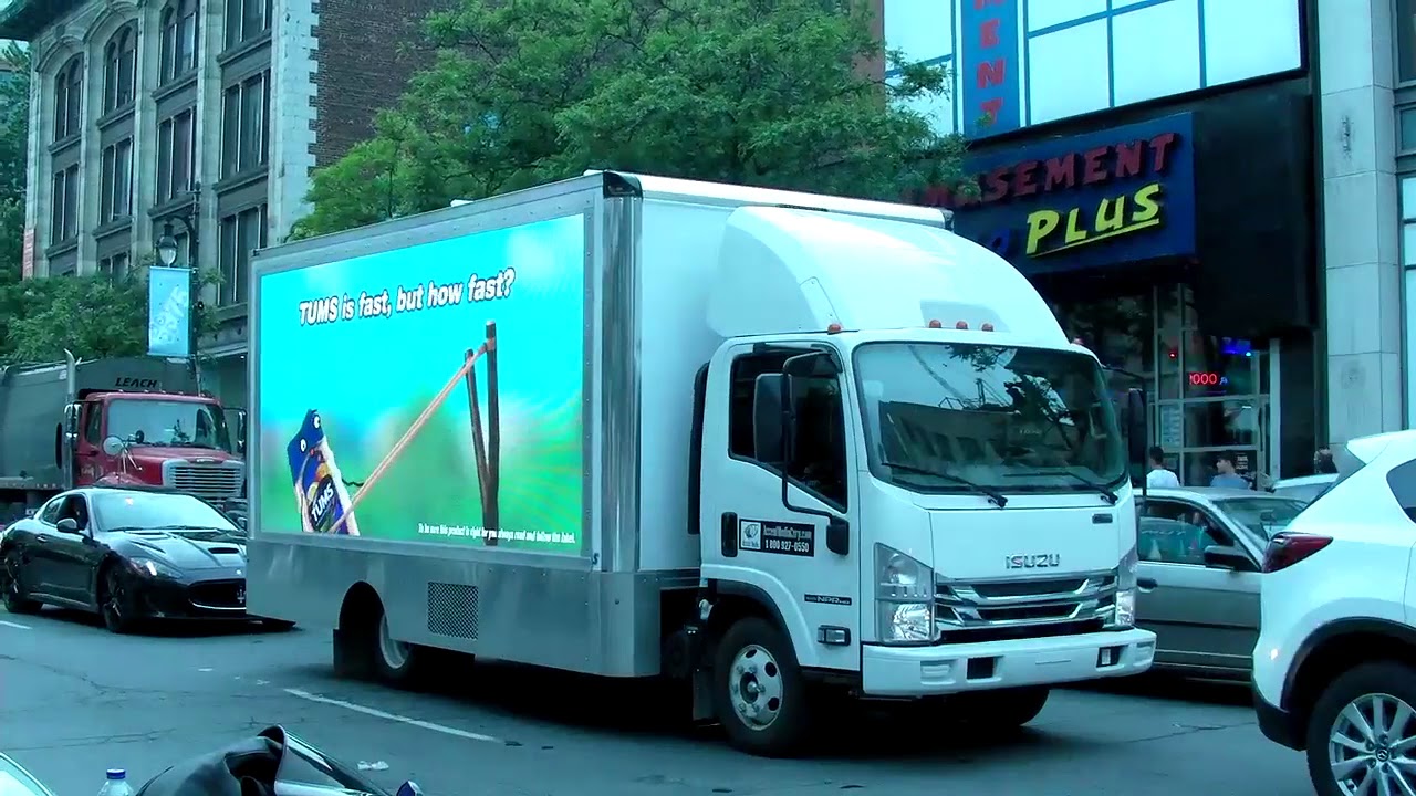 Camions publicitaires : montreal