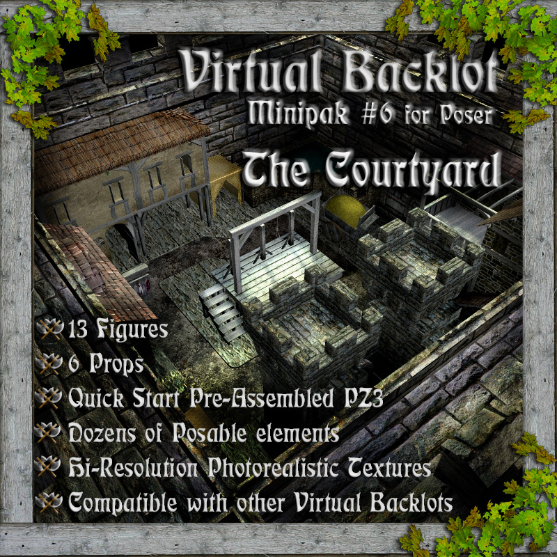 Virtual Backlot Minipack #6 – The Courtyard