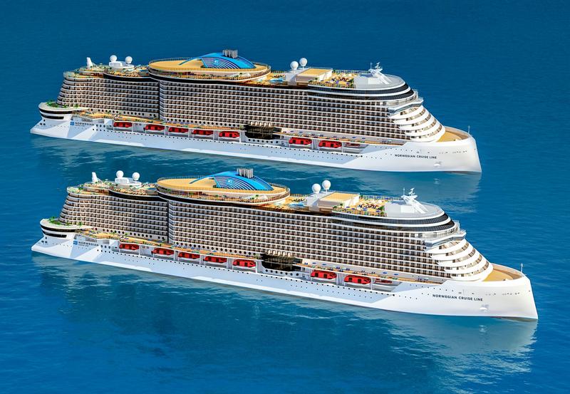 Î‘Ï€Î¿Ï„Î­Î»ÎµÏƒÎ¼Î± ÎµÎ¹ÎºÏŒÎ½Î±Ï‚ Î³Î¹Î± Norwegian Cruise Line Holdings confirms orders for fifth and sixth ships in next generation of newbuilds for Norwegian Cruise Line