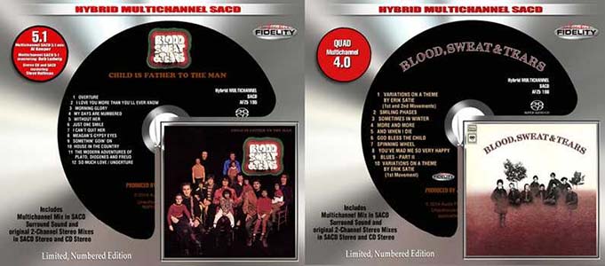 Blood, Sweat & Tears - 2 Albums (1968) {2014, Audio Fidelity Remastered, CD-Layer & Hi-Res SACD Rip}