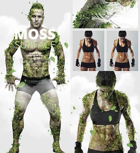 Moss Photoshop Action