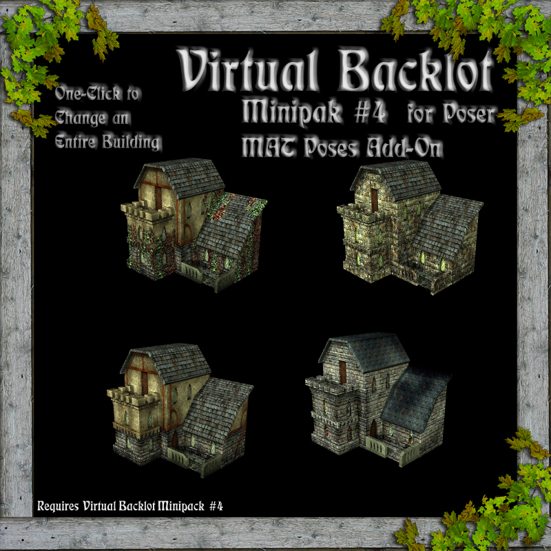 Virtual Backlot Minipack #4 MAT Poses