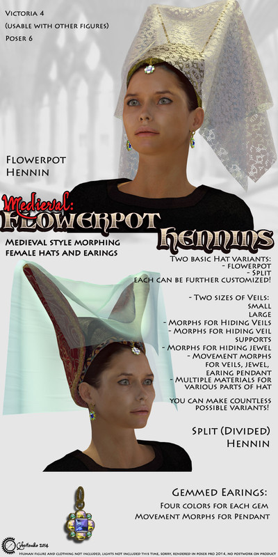 Medieval: Flowerpot Hennins