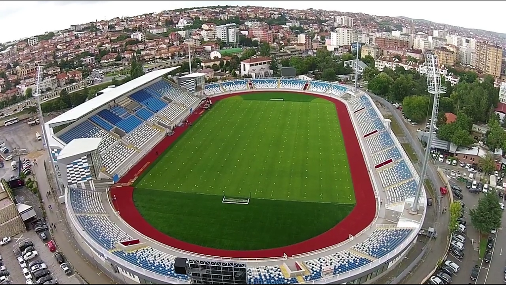Стадион геракл. Фадиль Вокри (стадион). Стадион в Приштине. Фадиль Вокри-Приштина. Стадион в Косово.