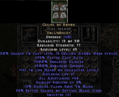 diablo 2 dusk shroud