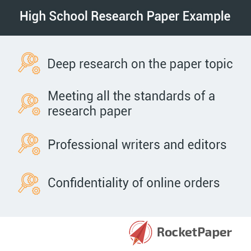 Research papers high school sale