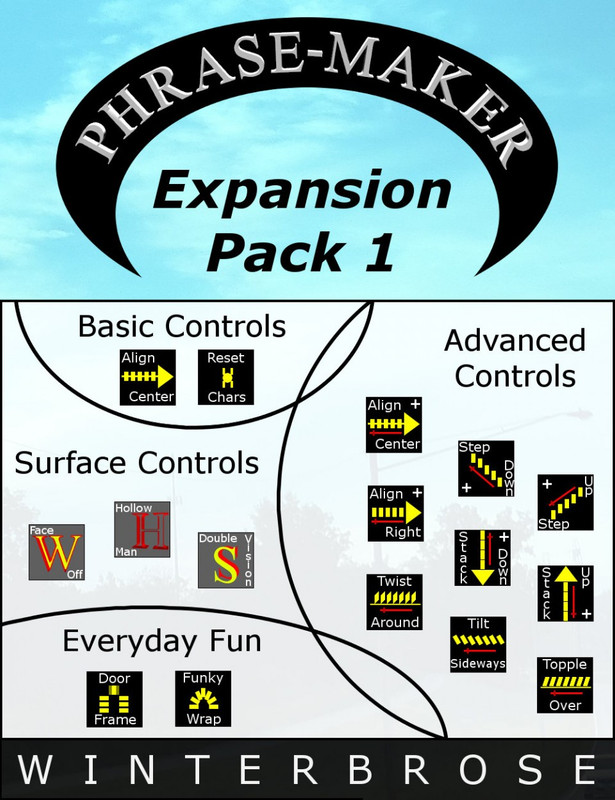 PHRASE-MAKER: Expansion Pack 1, Basic and Advanced Controls