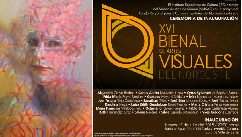 Sonora, tercera sede de la exposición itinerante XVI Bienal de Artes Visuales  del Noroeste