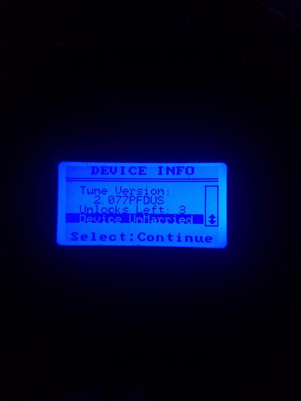 Sct 3015 unlocked with tunes ford powerstroke diesel forum