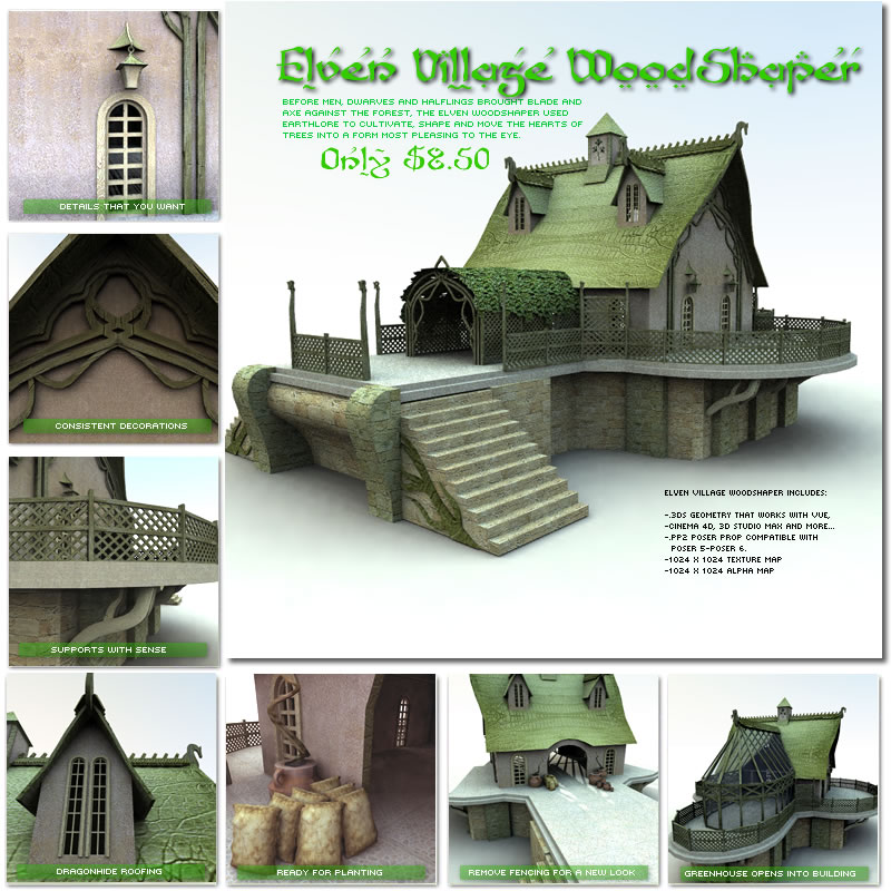 Elven Village Woodshaper 1.0 (E1V105-3DS)