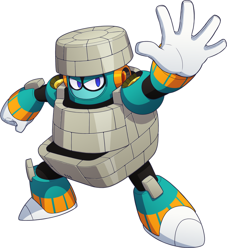 New Concept Art For Mega Man 11 Focuses On Robot Master Block Mans Designs