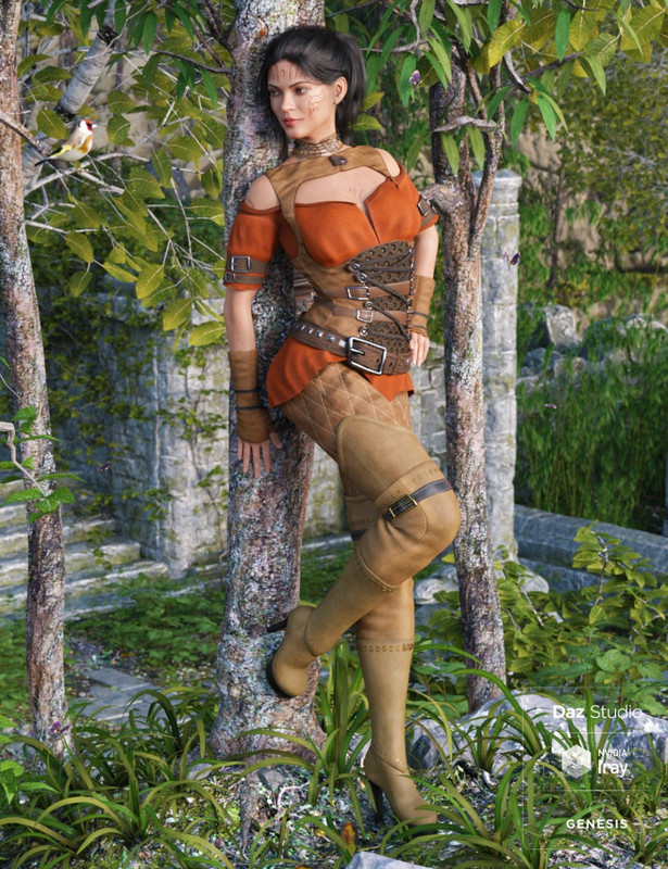 Woodland Rogue Outfit for Genesis 8 Female(s)