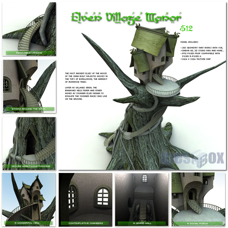 Elven Village Manor 1.0 (E1V204-3DS)