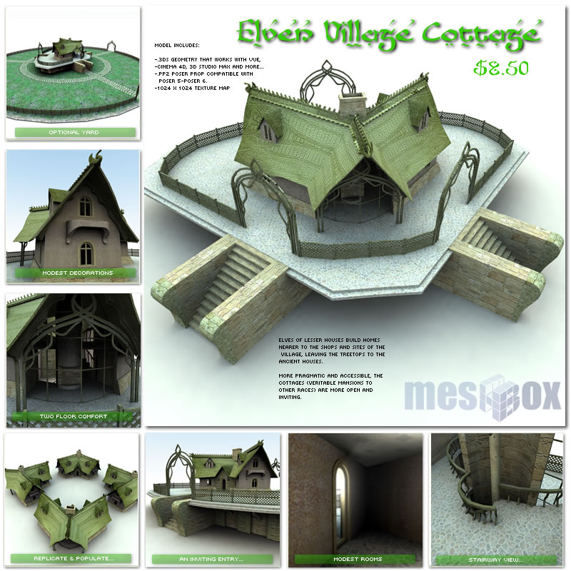 Elven Village Cottage1.0 (E1V205-3DS)