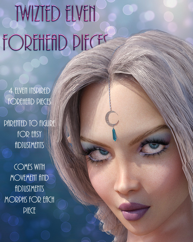Twizted Elven Forehead Pieces