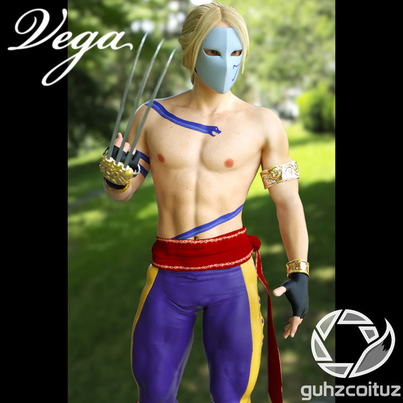 Street Fighter Vega Cosplay Costume