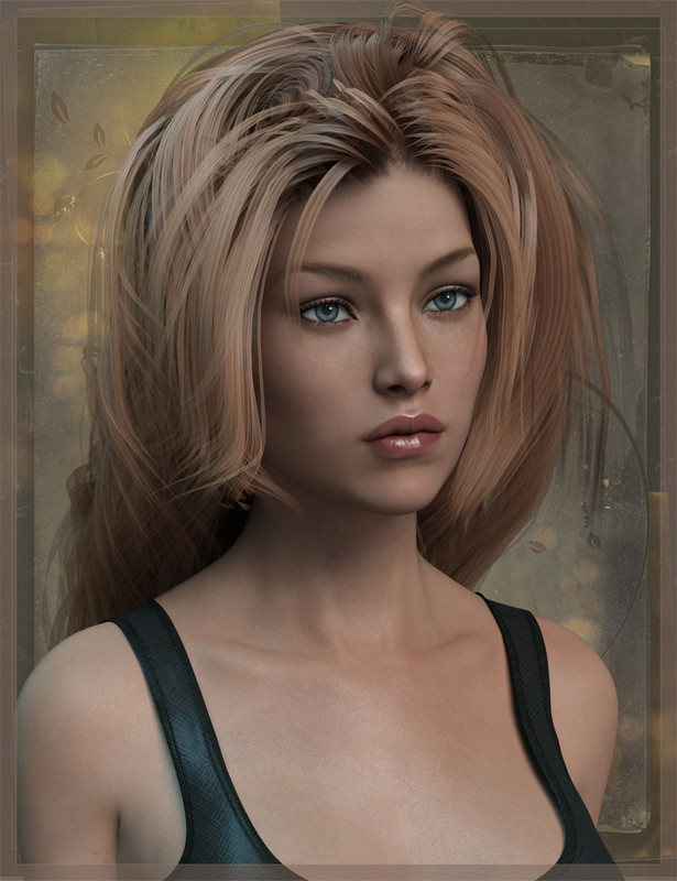 Simple Elegance Hair for Genesis 3 Female(s)