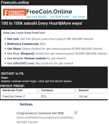 How to generate bitcoins for free