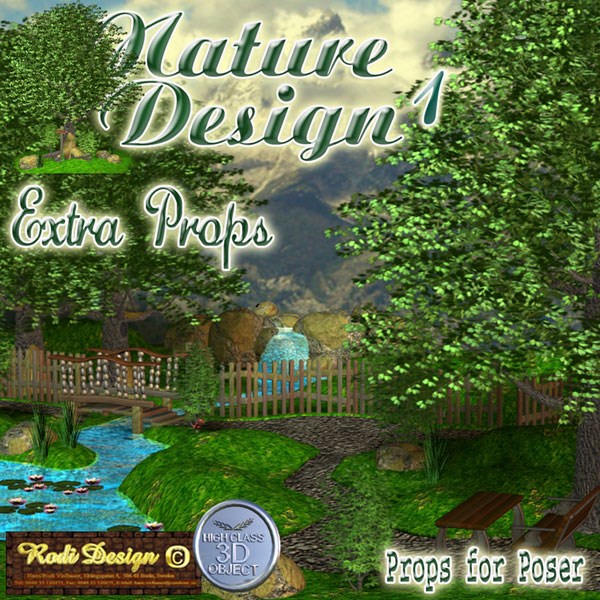 NATURE DESIGNS 1 and Nature Design extra props bundle