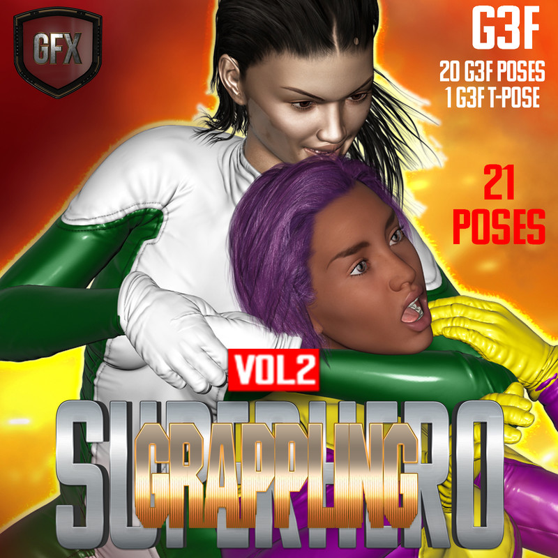 SuperHero Grappling for G3F Volume 2